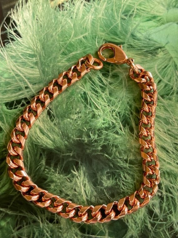 Buy Pure Copper Rope Chain & Link Bracelets, Solid Copper Chain 4  Mm,handmade Solid Copper Chain,antique Copper Chain,men Chain Online in  India - Etsy
