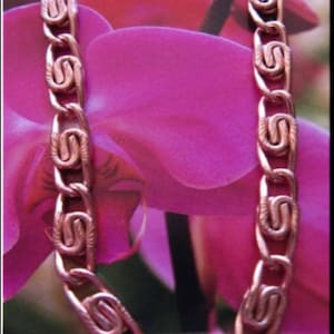 1/4 of an inch wide - Men&#39;s Solid Copper Bracelet #CB1209D3 - Available in 8 to 11 inch lengths. Free Shipping on All U.S. Orders.