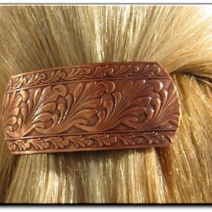 Copper Hair Barrette #4090C1