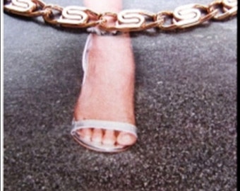 Solid Copper Anklet CA606G - 3/16 of an inch wide - Available in 6 1/2 to 12 inch lengths.