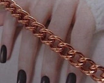 Womens Copper Link Bracelet - USA Made
