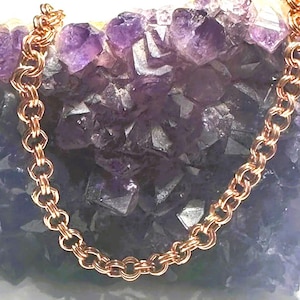 Solid Copper Chain Necklace #CN656G - 3/16 of an inch wide- Available in 16, 18, 20, 22, 24 and 30 inch lengths.