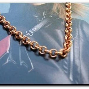 Solid Copper Chain Necklace #CN691G -1/8 of an inch wide -  Available in 16,  18,  20,  22,  24 and 30 inch lengths