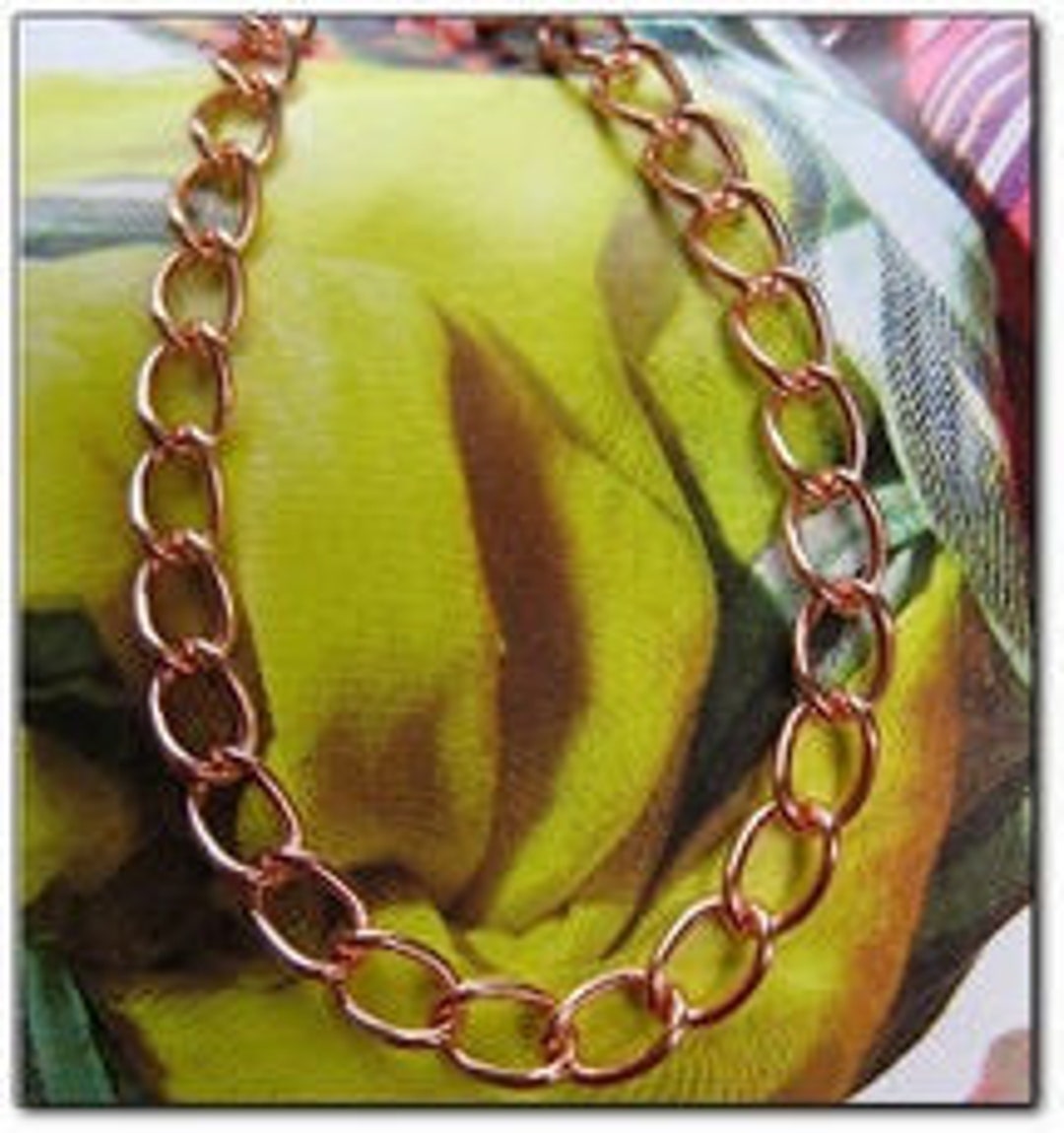 3 16 Of An Inch Wide Ladies Solid Copper Bracelet CB500G Available In 6 
