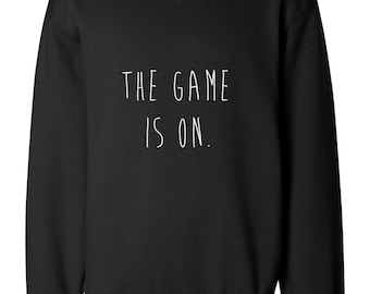 The Game Is On Sherlock Holmes Handpainted Sweatshirt