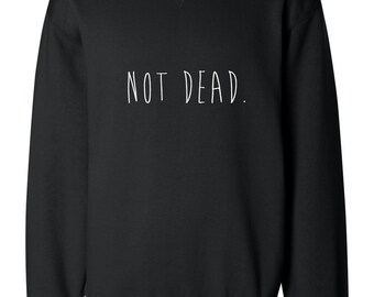 Not Dead Sherlock Handpainted Sweatshirt