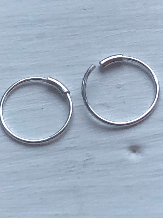 Silver earrings ring best sale type
