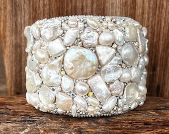 Pearl Bracelet Cuff