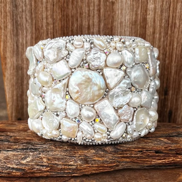 Pearl Bracelet Cuff