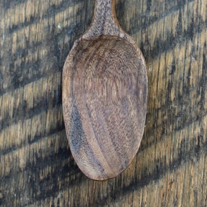Black Walnut Tablespoon or Eating Spoon - Hand Carved