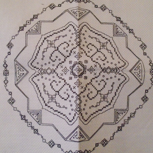 Celtic Rose Cross Stitch Etsy