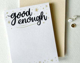 FINAL SALE! Lightweight Good Enough Notepad 4.25x5.5
