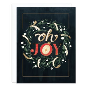Tarjeta navideña Oh Joy