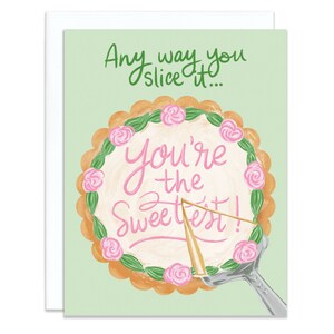 You're the Sweetest Scheibe - Liebes-, Valentinstags- und Geburtstagskarte