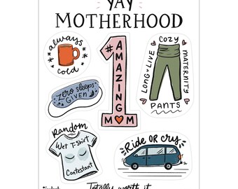 Yay Motherhood Sticker Sheet