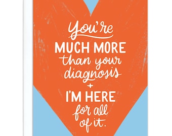 More Than Your Diagnosis - Support Card