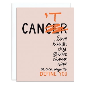 Le cancer ne peut pas vous définir - Carte de soutien