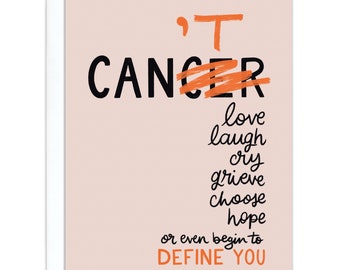 Cancer Can't Define You - Support Card