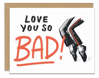 Love You So Bad - Michael Jackson themed Love, Valentines, Anniversary Card