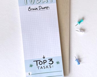 Newly Updgraded! Top 3 Tasks Notepad 3.5x8.5