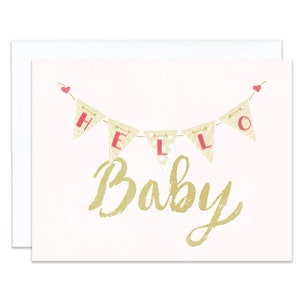 Hello Baby Girl Card