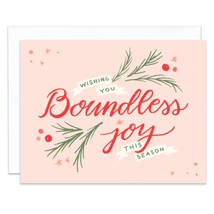 Tarjeta navideña Boundless Joy