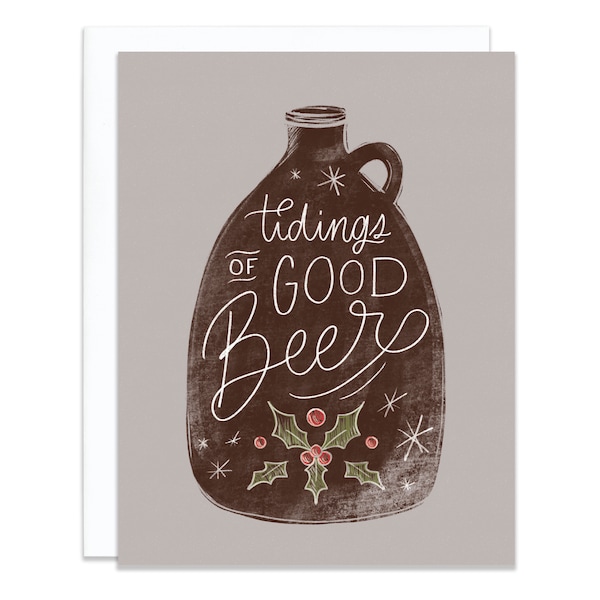 Tidings of Good Beer Christmas Holiday Card