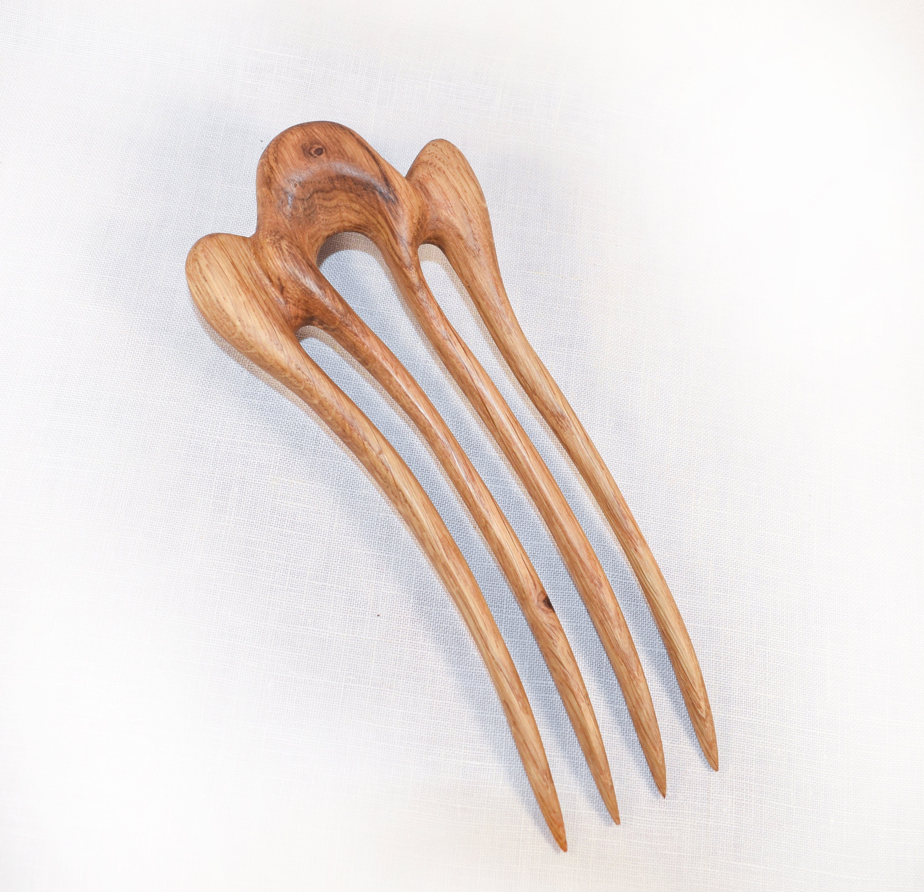 Wooden hair fork Hand carved hair fork Hair Accessory Hair Etsy