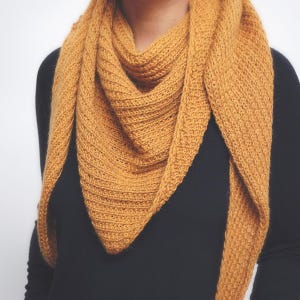 Triangle Scarf Knitting Pattern
