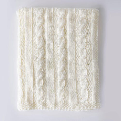 Knitting Pattern DK Baby Blanket at the Beach Etsy