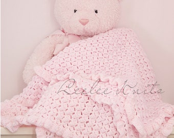 Pattern - Crib Crochet Baby Blanket Pattern