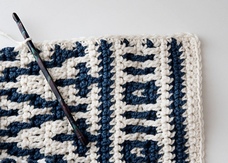 Mosaic Crochet Shawl Pattern, Crochet Wrap Pattern, Crochet PDF File image 5