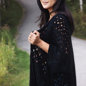 Oversized Cardigan Knitting Pattern
