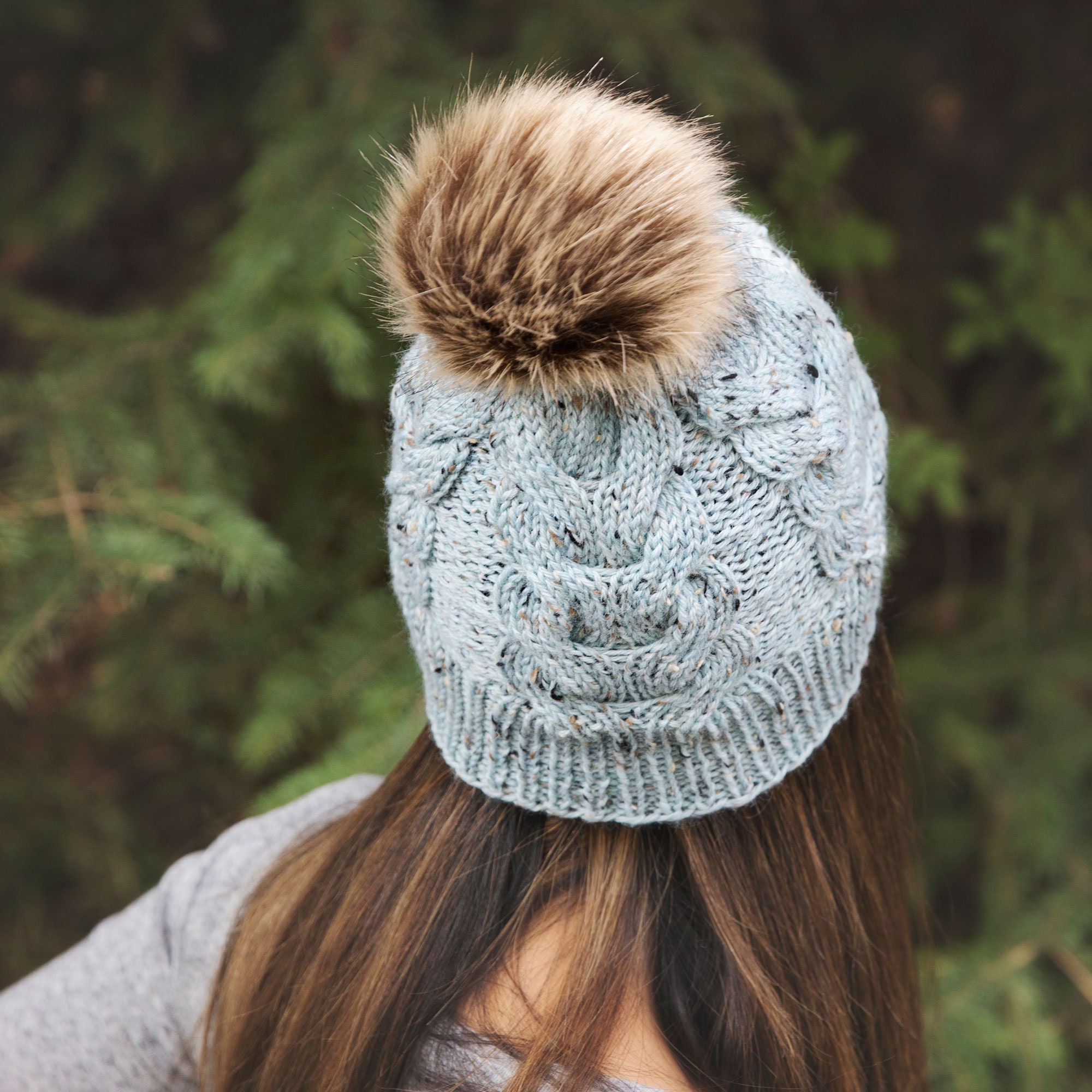 Cable Knit Hats Knitting Patterns Collection PDF File Download - Etsy ...