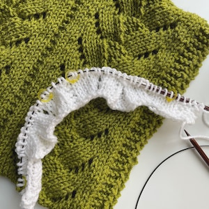 Autumn Lace Knit Cowl Knitting Pattern image 4