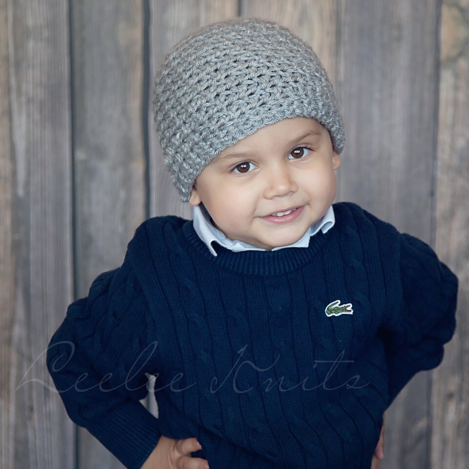 Pattern Boy Beanie Hat Crochet Pattern Etsy