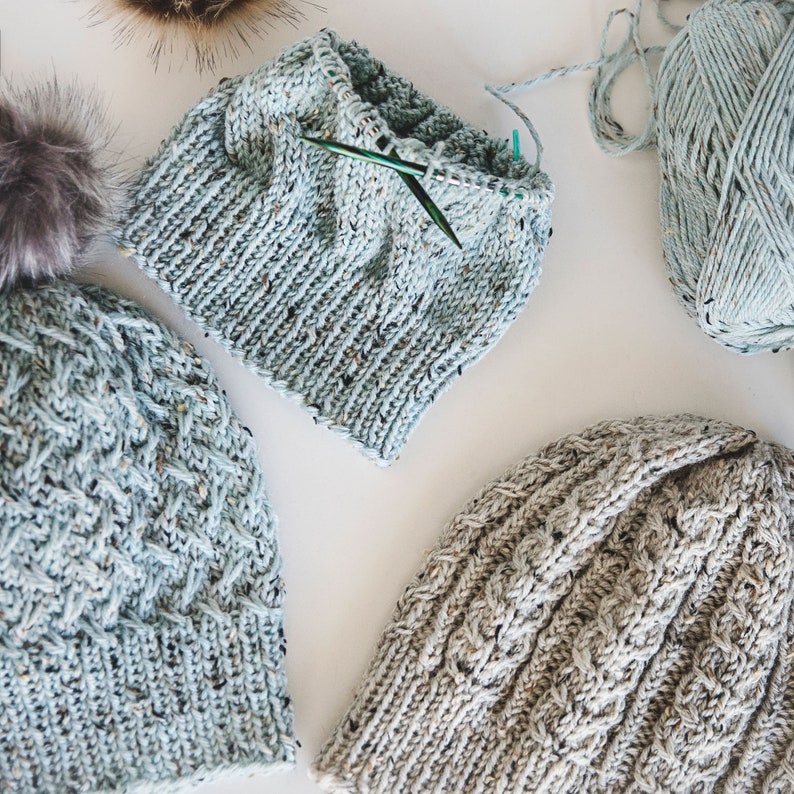 Cable Knit Hats Knitting Patterns Collection PDF File Download - Etsy ...