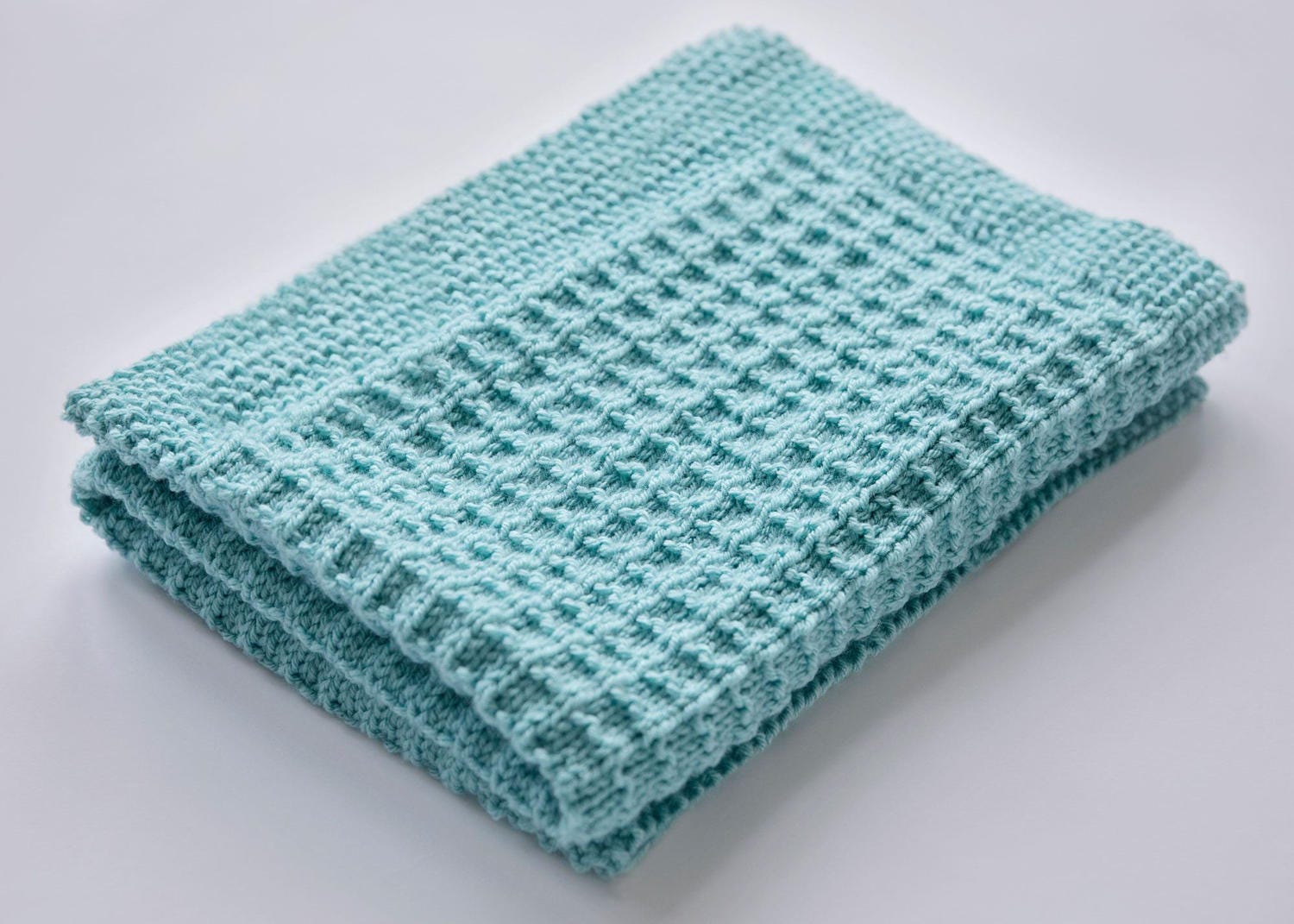 Textured Baby Blanket Knitting Pattern Etsy