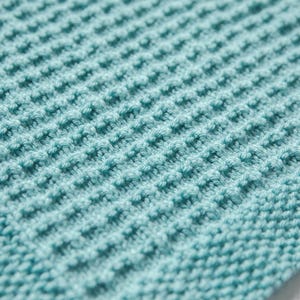 Textured Baby Blanket Knitting Pattern