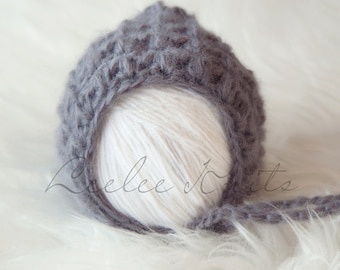 Pattern - Soft and Snuggly Newborn Crochet Bonnet Pattern