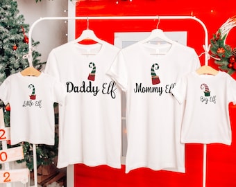 Funny Family Holiday Shirts, Big Elf Family Christmas Shirt, Matching Xmas Cheer shirts, Christmas 2023, Christmas Group Shirt