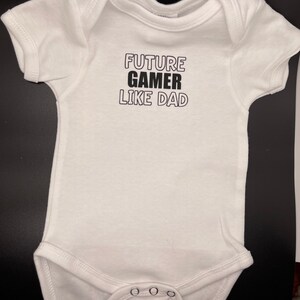 Future gamer baby bodysuit