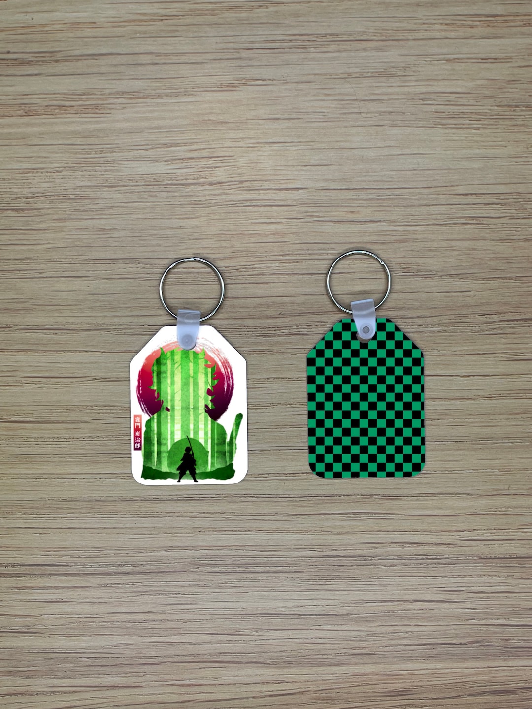 Demonc Key Chain Demon Fighter Keychain - Etsy