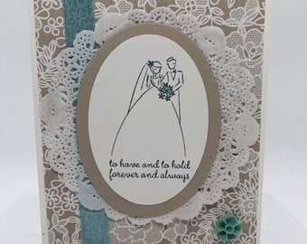 Wedding, Engagement, Bridal Shower, Congratulations, Bride and Groom, Stampin up