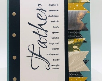 Birthday, Retirement, Father's Day, birthday card, card for him, made in Alaska, Stampin up, handmade