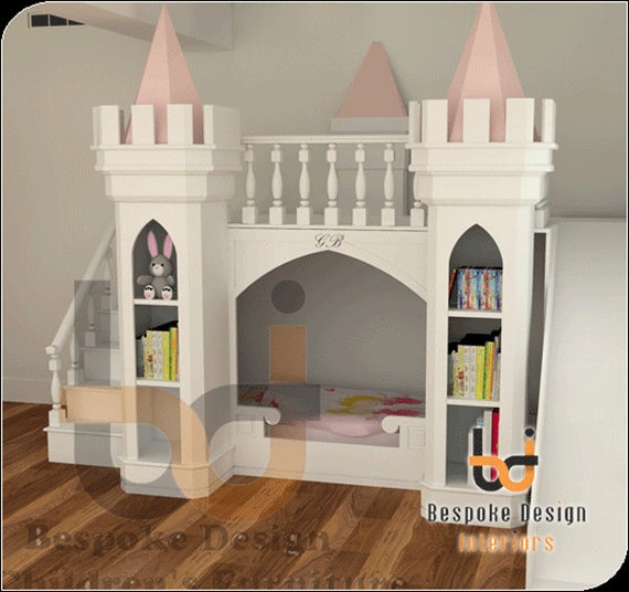 Items similar to Luxury Princess Castle Bed on Etsy