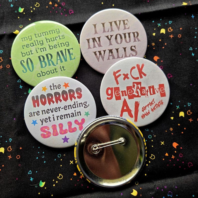 Meme / Fun Phrases Large Pinback Buttons - Etsy