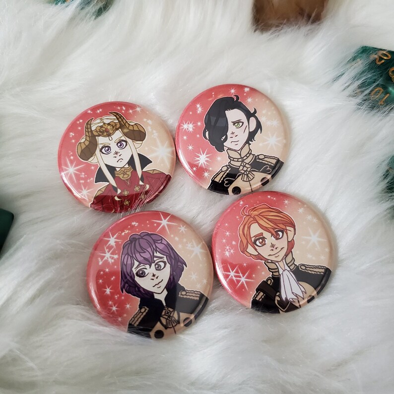Three Houses Pinback Buttons Fire Emblem