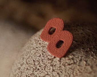 Stud Clay textured Earrings