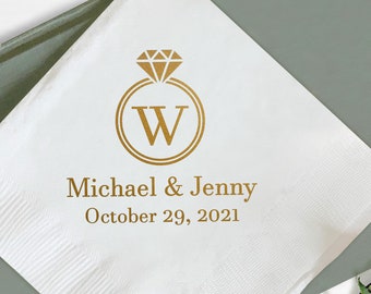 Wedding Napkins, Personalized Wedding Napkins, Customized Wedding Napkins, Wedding Napkins Favors, Customized Napkins Wedding Favors (348)